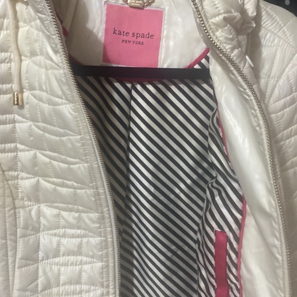 Kate Spade Cream Bow Moto Jacket - NEW - Picture 5 of 16
